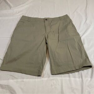Kuhl Khaki Hiking Outdoors Flat-Front Shorts